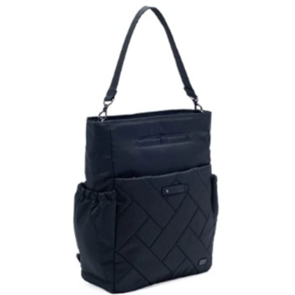 LUG Symphony ConvertibleTote Bag / Shoulder Bag / Backpack - Brushed Black - Picture 4 of 16